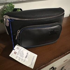New with tags- Burberry leather Bum Bag